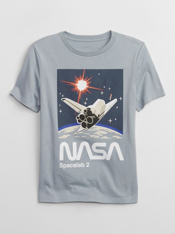 GAP GAP Gap & NASA Koszulka dziecięce Niebieski