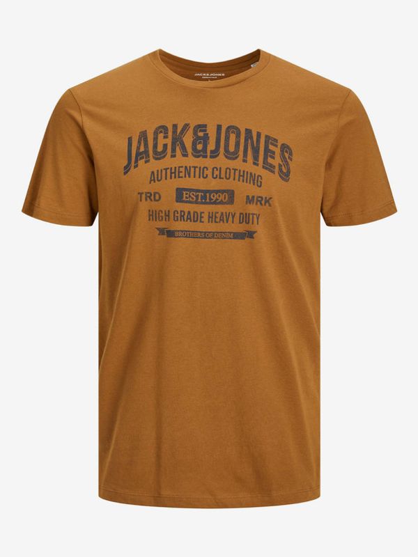 Jack & Jones Jack & Jones Jeans Koszulka Brązowy