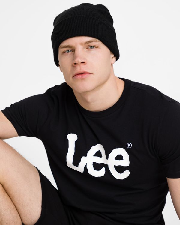 Lee Lee Wobbly Logo Koszulka Czarny