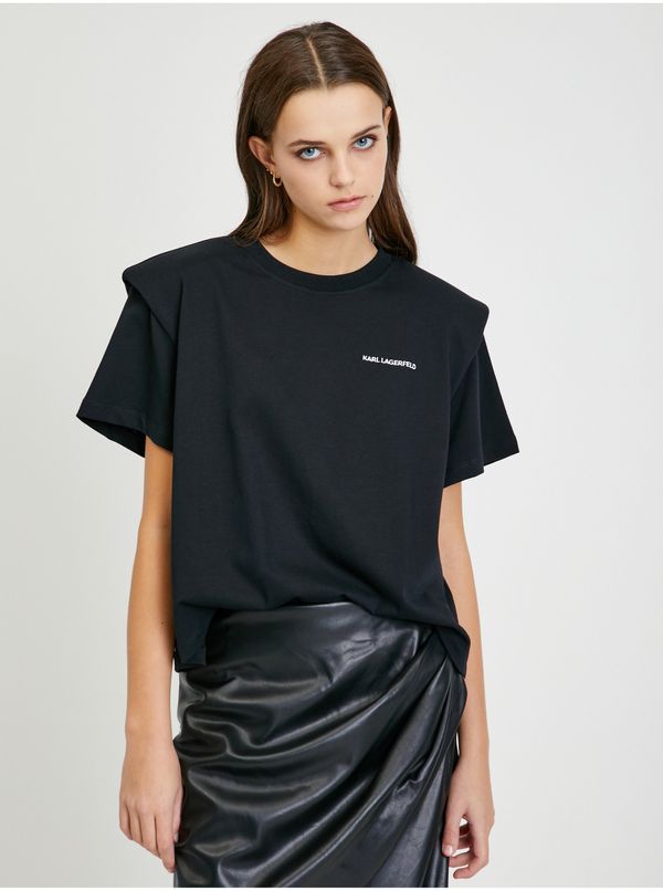 Karl Lagerfeld Black Women's Oversize T-Shirt KARL LAGERFELD - Women