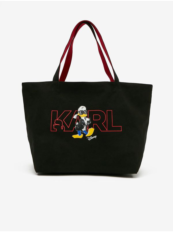 Karl Lagerfeld Red-Black Women's Double-sided Shopper KARL LAGERFELD Disney - Women