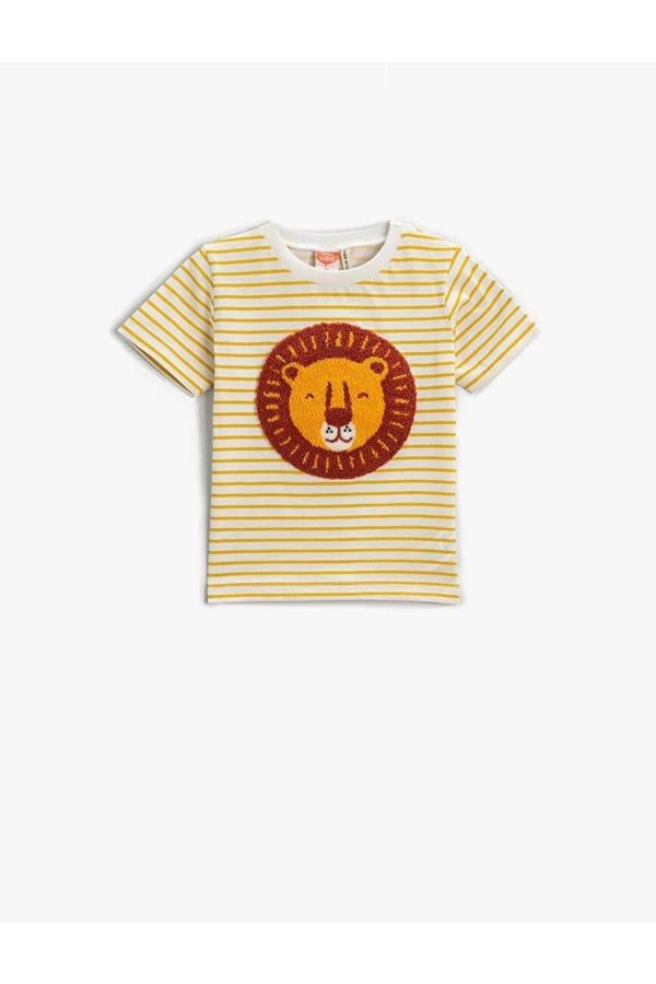 Koton Koton T-Shirt - Yellow - Regular fit