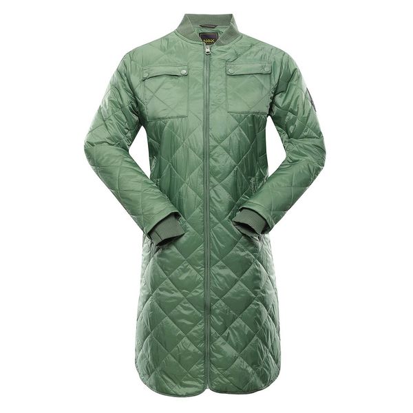 NAX Dámský prošívaný kabát nax NAX LOZERA aspen green