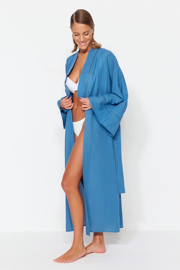 Trendyol Trendyol Kimono & Caftan - Blue - Regular fit