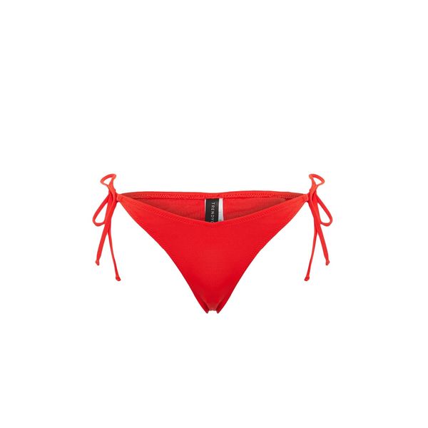 Trendyol Trendyol Red Tie Detailed Bikini Bottoms