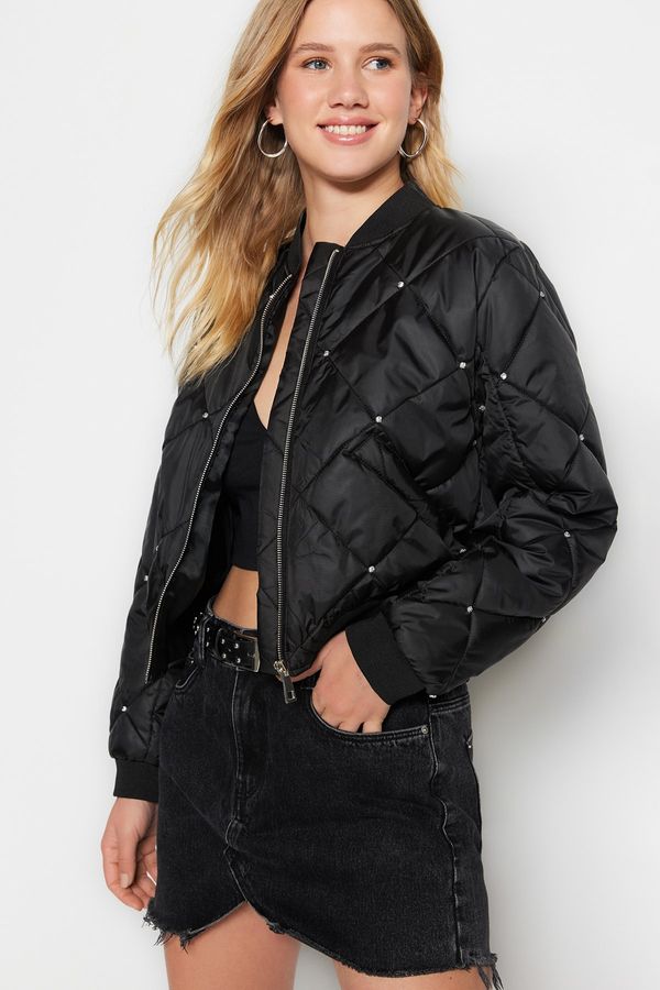 Trendyol Trendyol Winter Jacket - Black - Bomber jackets