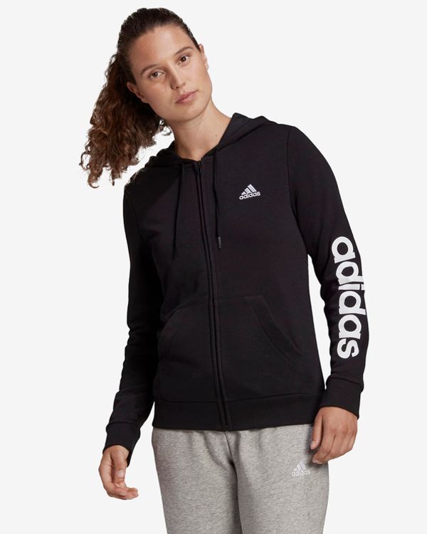 adidas Performance adidas Performance Essentials Logo Full-Zip Bluza Czarny