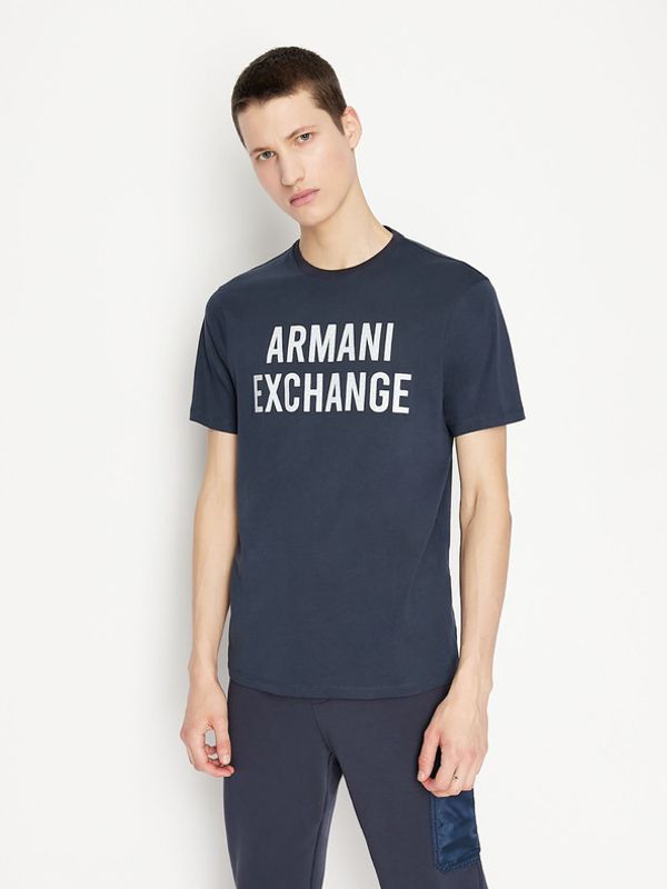 Armani Exchange Armani Exchange Koszulka Niebieski