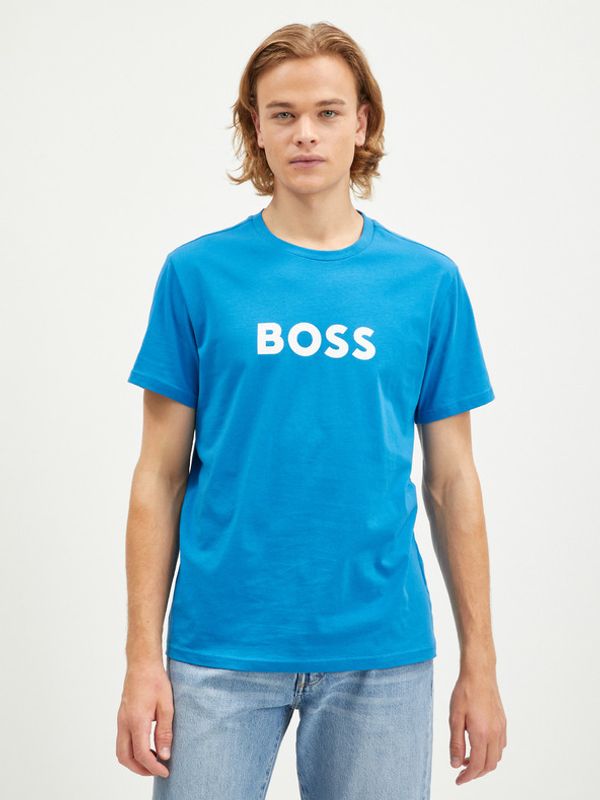 BOSS BOSS Koszulka Niebieski
