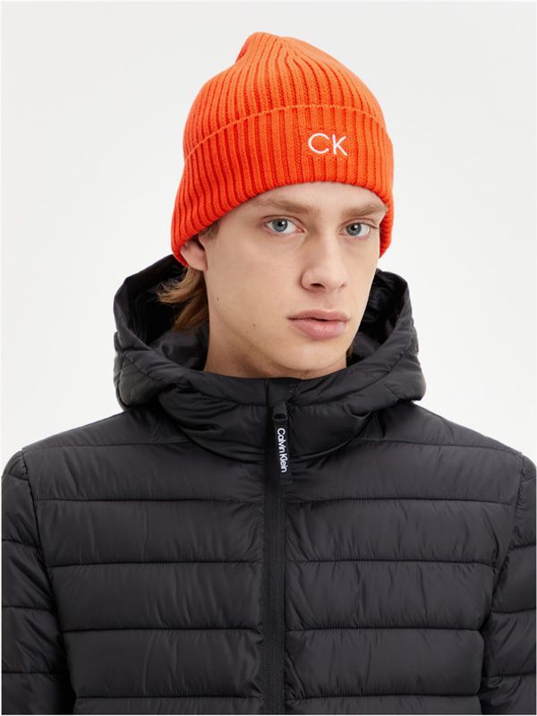 Calvin Klein Calvin Klein Czapka Pomarańczowy