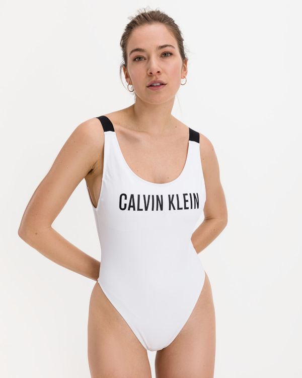 Calvin Klein Calvin Klein Kostium kąpielowy jednoczęściowy Biały