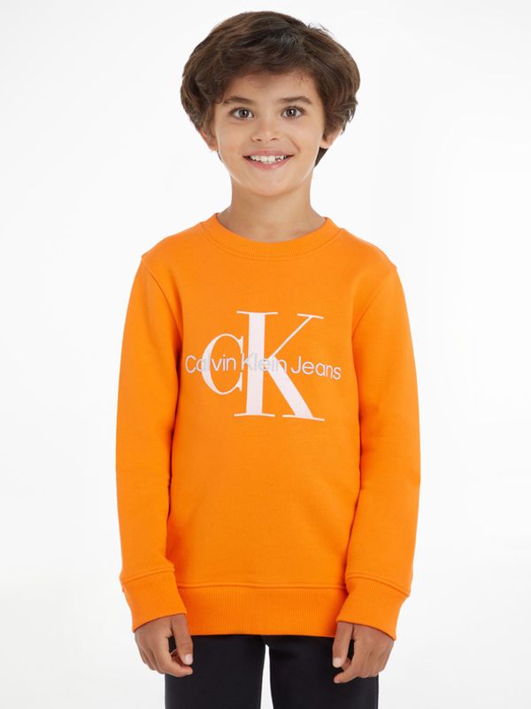 Calvin Klein Jeans Calvin Klein Jeans Bluza dziecięca Pomarańczowy