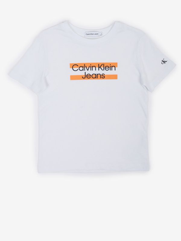 Calvin Klein Jeans Calvin Klein Jeans Koszulka dziecięce Biały