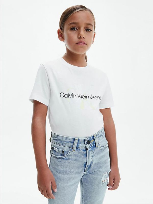 Calvin Klein Jeans Calvin Klein Jeans Koszulka dziecięce Biały