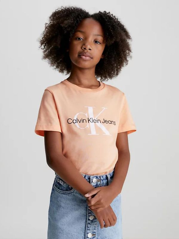 Calvin Klein Jeans Calvin Klein Jeans Koszulka dziecięce Pomarańczowy