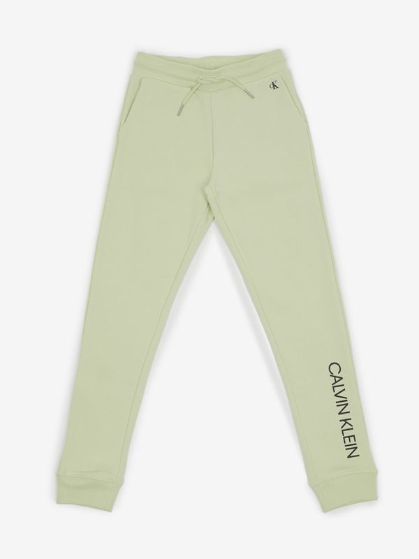 Calvin Klein Jeans Calvin Klein Jeans Spodnie dresowe dziecięce Zielony