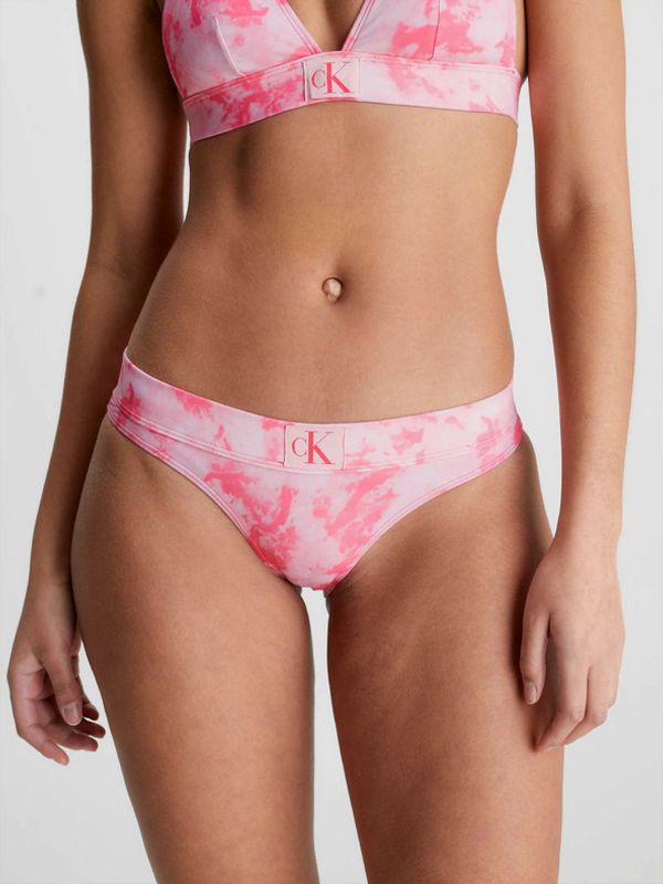 Calvin Klein Underwear Calvin Klein Underwear	 Authentic Bikini Print Strój kąpielowy dziecięcy dolna cęść Różowy