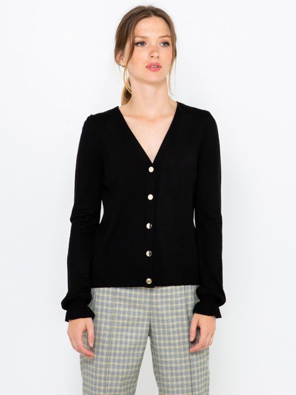 CAMAIEU CAMAIEU Cardigan Czarny