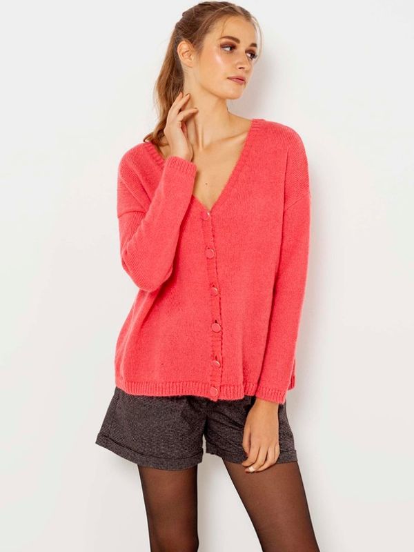 CAMAIEU CAMAIEU Cardigan Czerwony