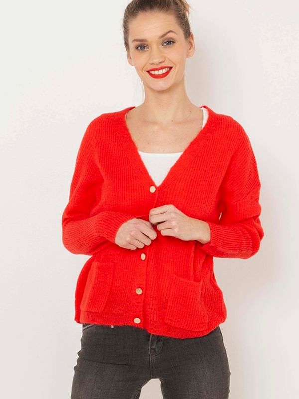 CAMAIEU CAMAIEU Cardigan Czerwony