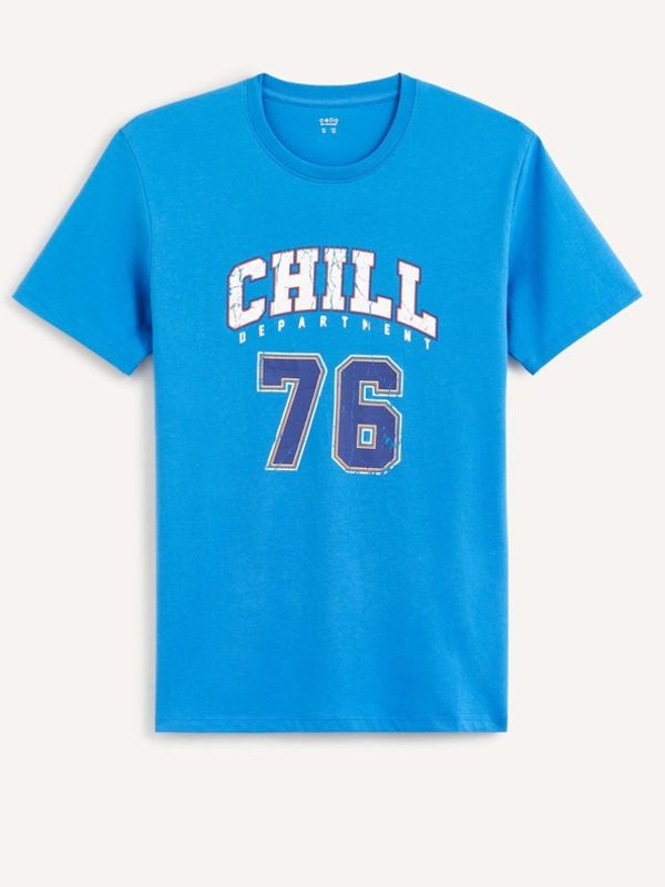 Celio Celio Besity CHill 76 Koszulka Niebieski