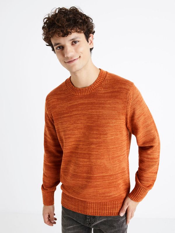 Celio Celio Denton Sweter Pomarańczowy