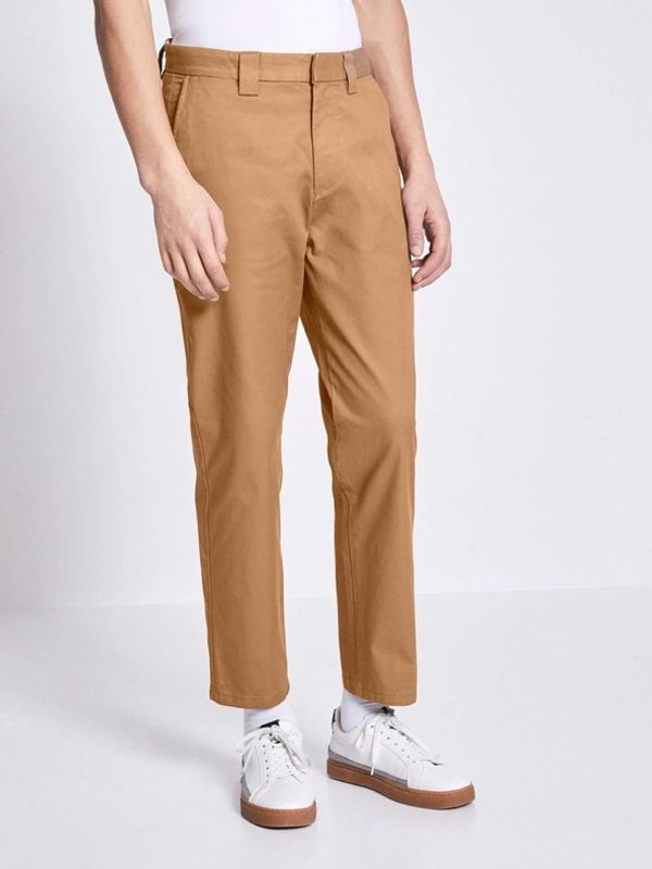 Celio Celio Norabo Premium Chino Spodnie Brązowy