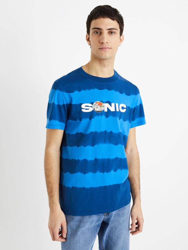 Celio Celio Sonic Koszulka Niebieski