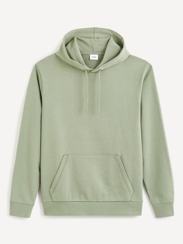 Celio Celio Tehoodie Bluza Zielony