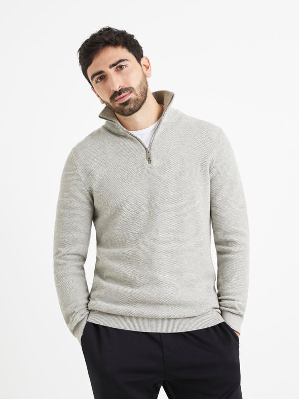 Celio Celio Velim Sweter Szary