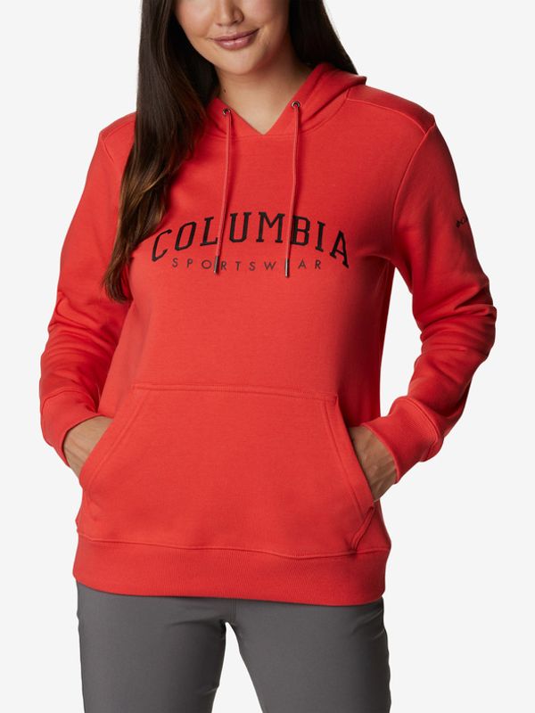 Columbia Columbia Hoodie Bluza Czerwony