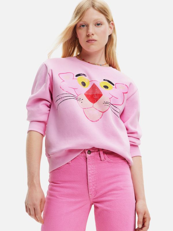 Desigual Desigual Pink Panther Bluza Różowy