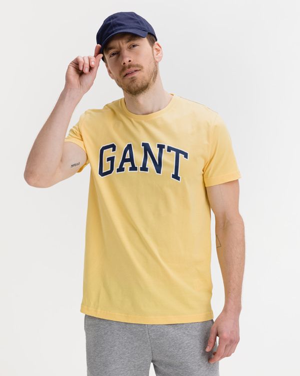 Gant Gant Arch Outline Koszulka Żółty