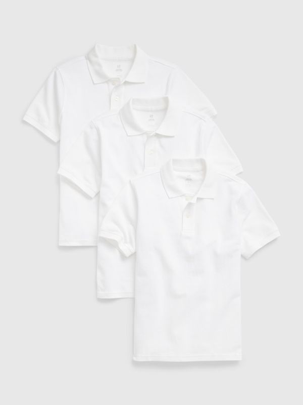 GAP GAP 3- pack Koszulka dziecięce Biały
