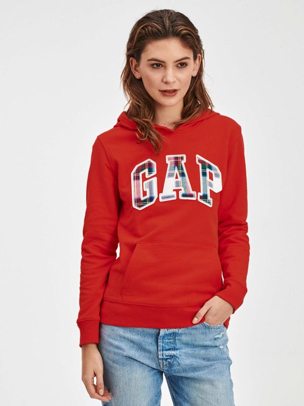 GAP GAP Bluza Czerwony