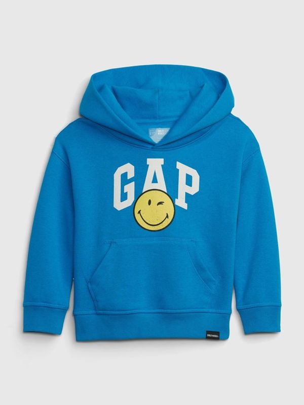GAP GAP Gap & Smiley® Bluza dziecięca Niebieski