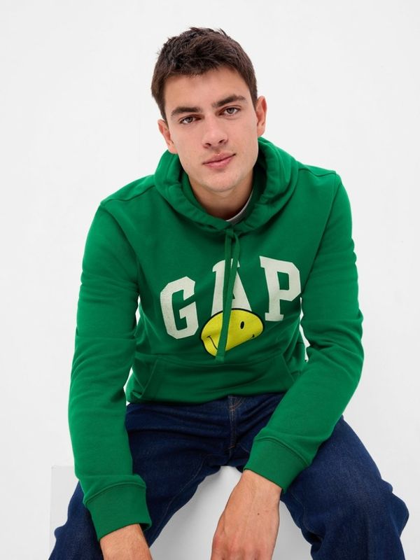 GAP GAP Gap & Smiley® Bluza Zielony