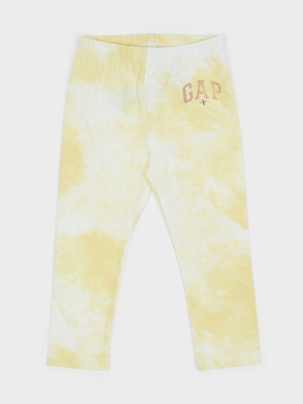 GAP GAP Legginsy dziecięce Żółty