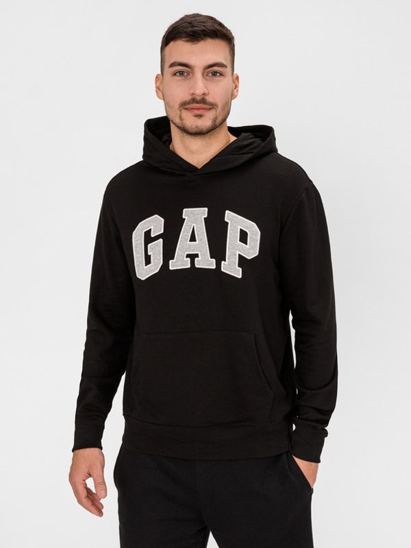 GAP GAP Logo Bluza Czarny