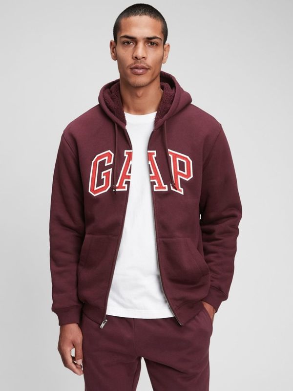 GAP GAP Logo Bluza Czerwony