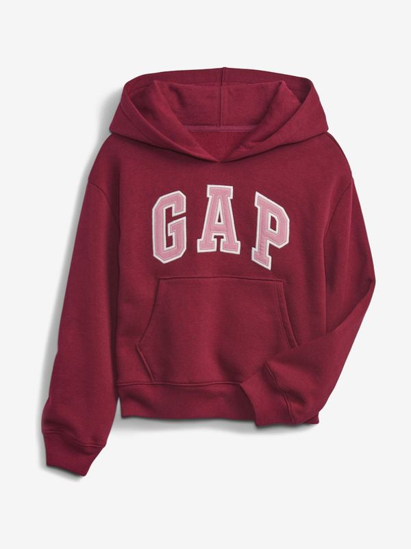 GAP GAP Logo Bluza dziecięca Czerwony