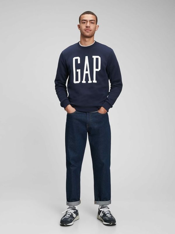 GAP GAP Logo Bluza Niebieski