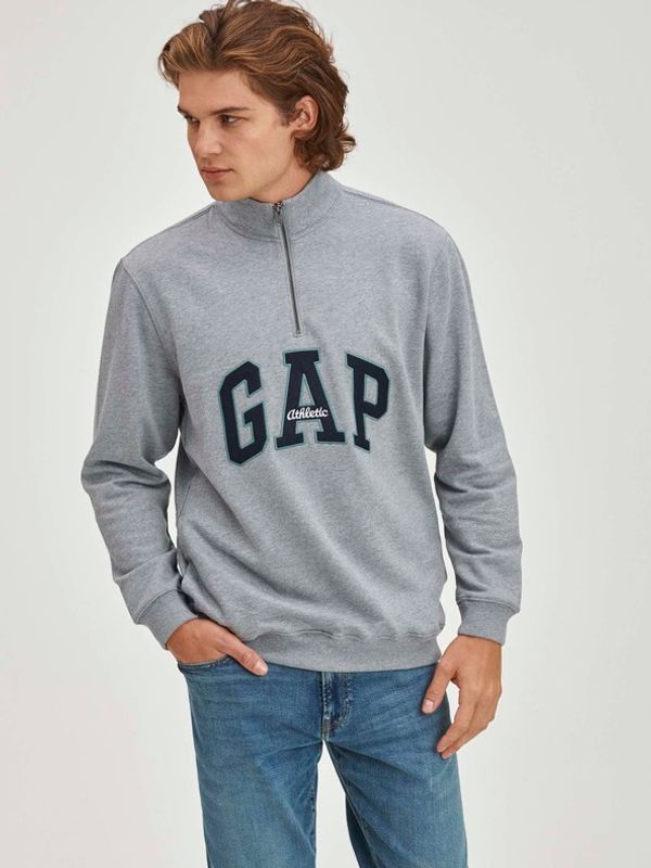GAP GAP Logo Bluza Szary