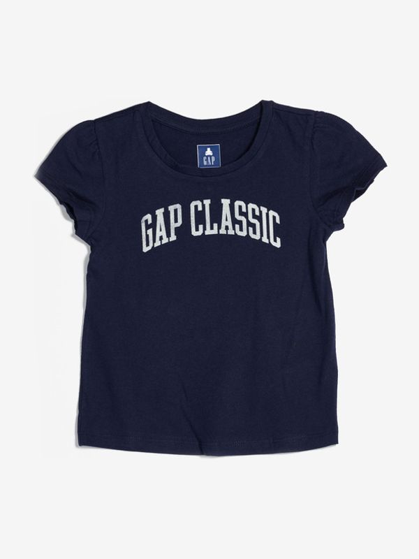 GAP GAP Logo Koszulka dziecięce Niebieski