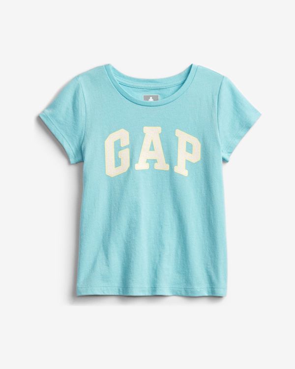 GAP GAP Logo Koszulka dziecięce Niebieski
