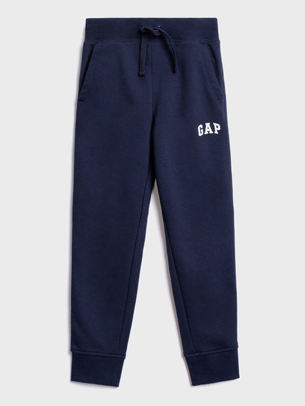 GAP GAP Logo Spodnie dresowe dziecięce Niebieski