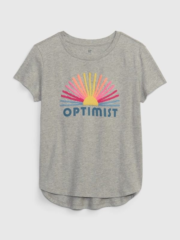 GAP GAP Optimist Koszulka dziecięce Szary