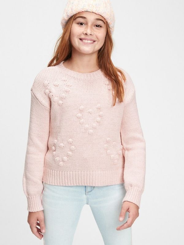 GAP GAP Sweter dziecięcy Różowy