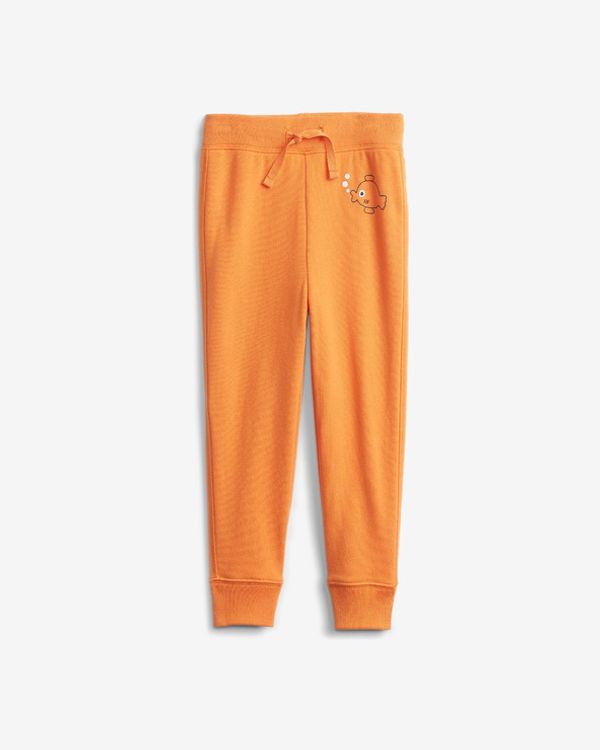 GAP GAP V-3D Critter Spodnie dresowe dziecięce Pomarańczowy
