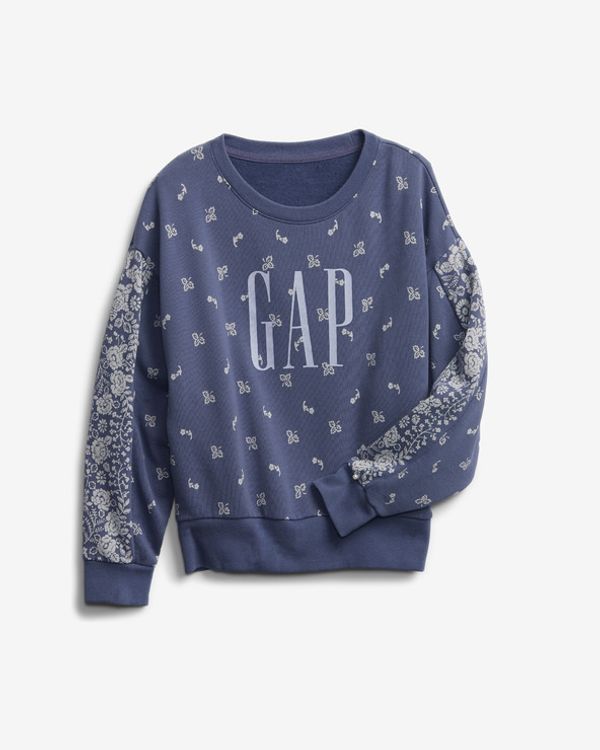 GAP GAP Wedge Crew Bluza dziecięca Niebieski